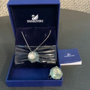 Authentic Swarovski Necklace and Ring Set